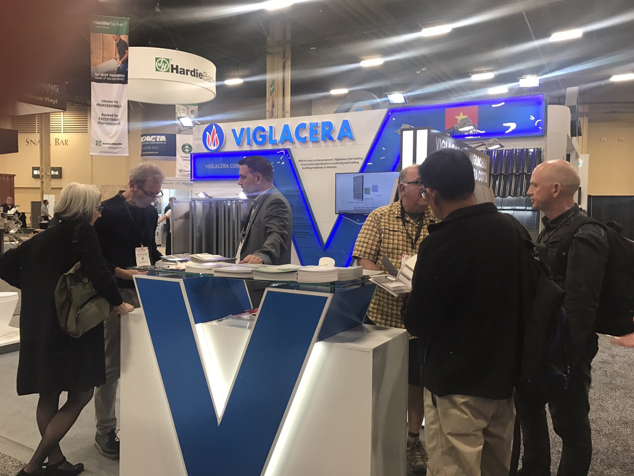 Viglacera has made an important step in expanding the market in the US - The International Surface Event (TISE) 2019.